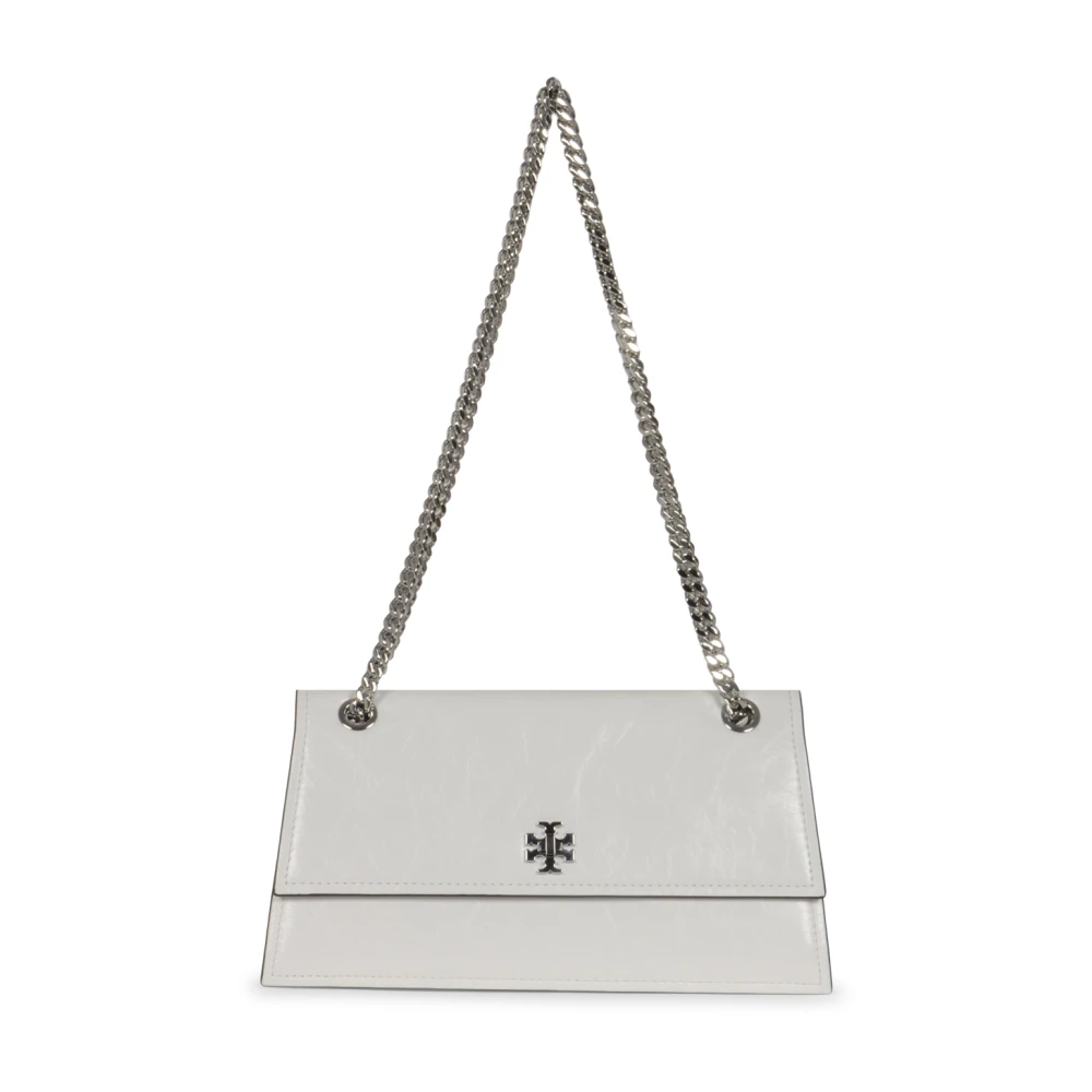Tory Burch Women's White Kira Turnlock Shoulder Bag
