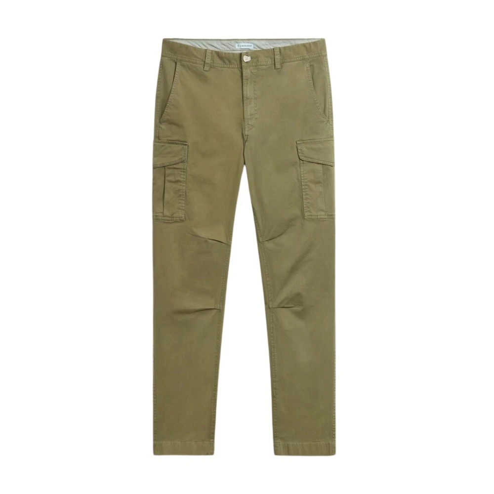 Woolrich Smal toelopende broek Green Heren