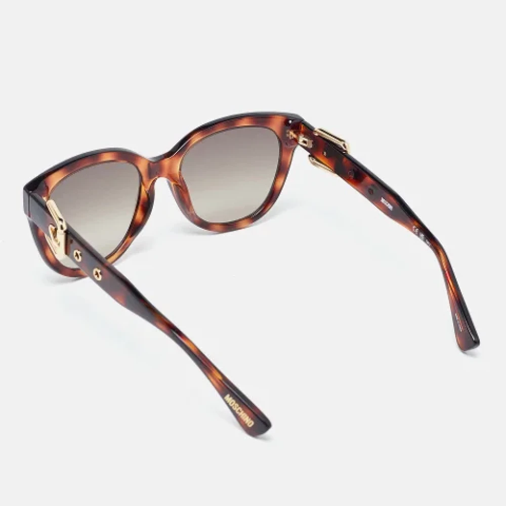 Moschino Pre-Owned Pre-owned Acetate sunglasses Brown Dames