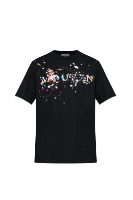 T-shirt Alexander McQueen - Noir - Réf. 666626QRZ7 0901 - Neuf Avec étiquettes
