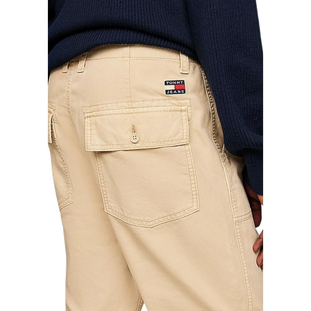 Tommy Hilfiger Beige Chino Katoenen Broek Beige Heren