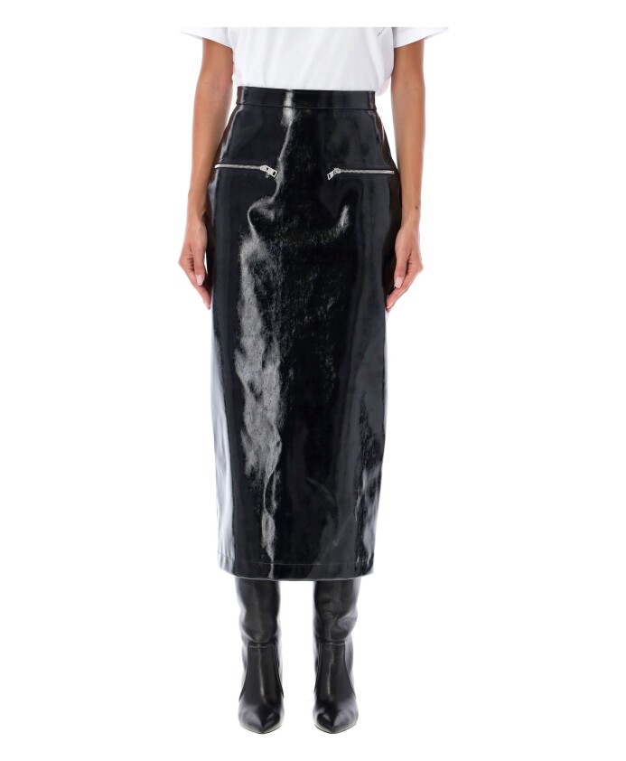 jupe-midi-en-cuir-verni