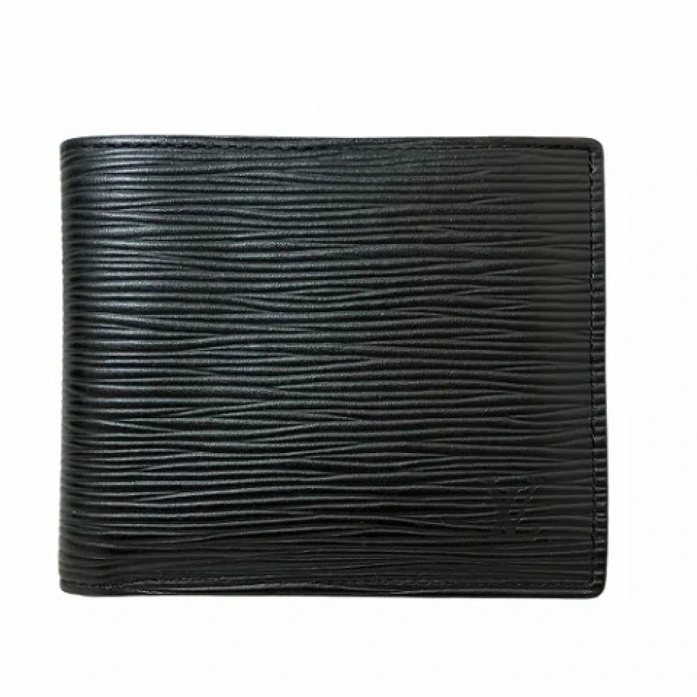 Louis Vuitton Vintage Pre-owned Leather wallets Black Dames