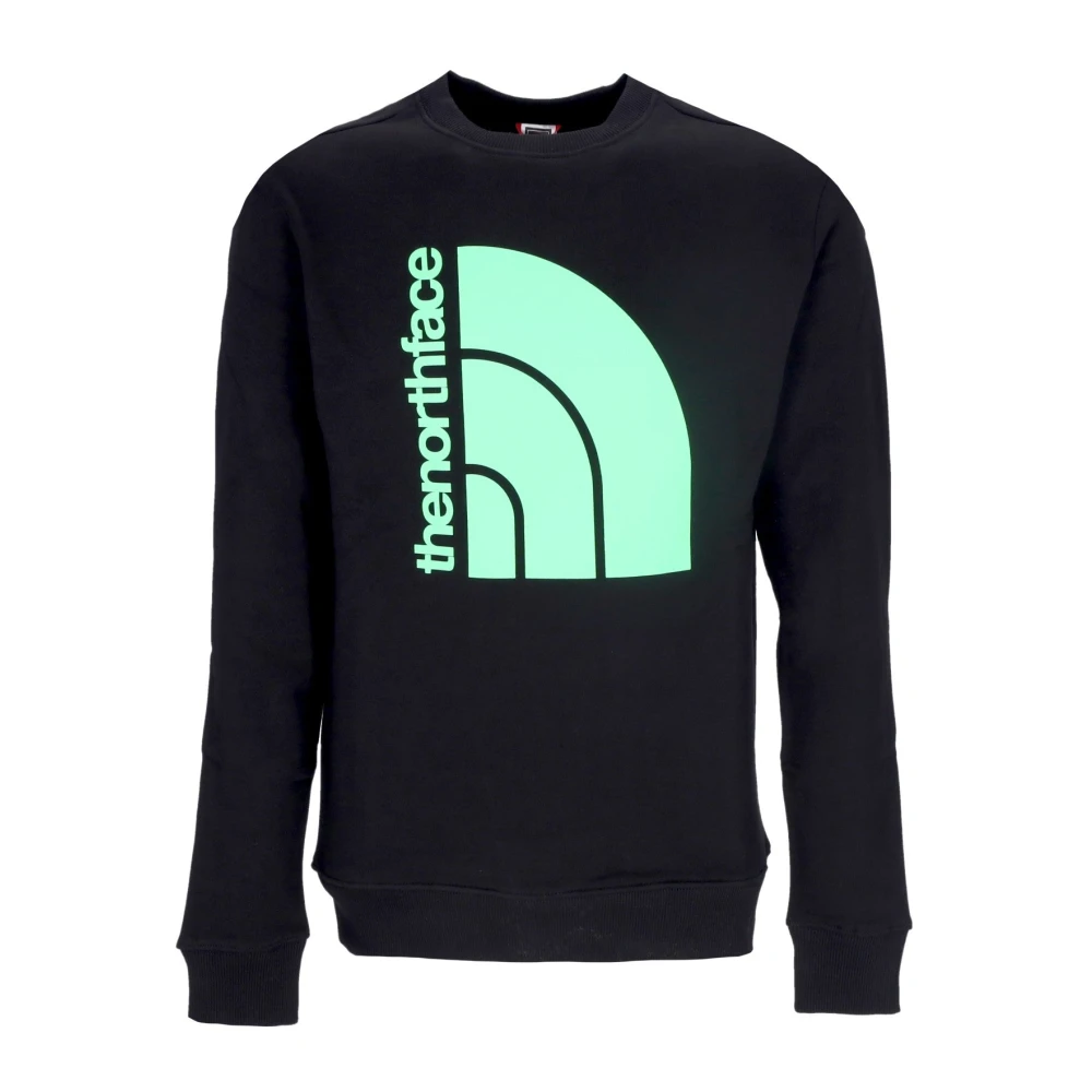 The North Face Zwarte Crew Neck Sweatshirt Coördinaten Black Heren