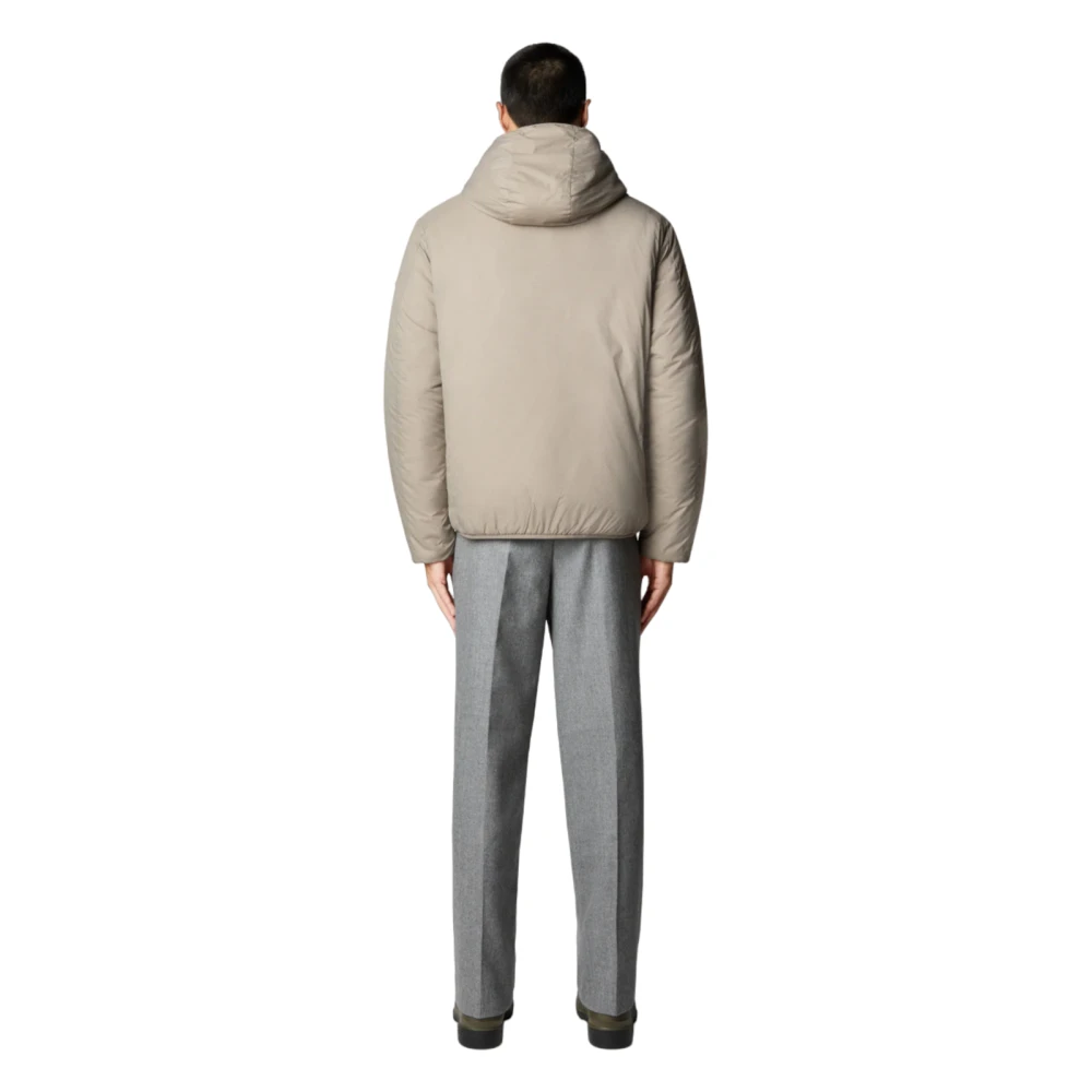 Save The Duck Allium Nylon Gewatteerde Jas Gray Heren