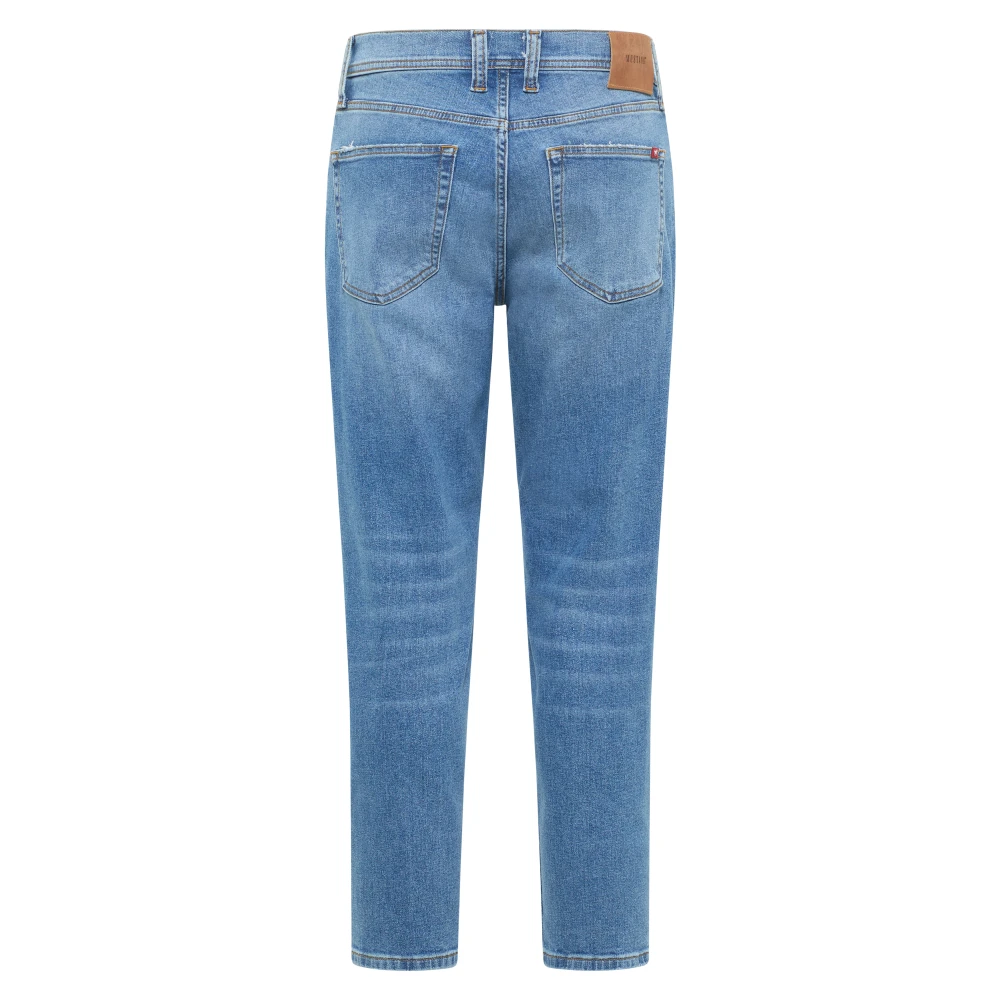 mustang Denver Tapered Jeans Blue Heren