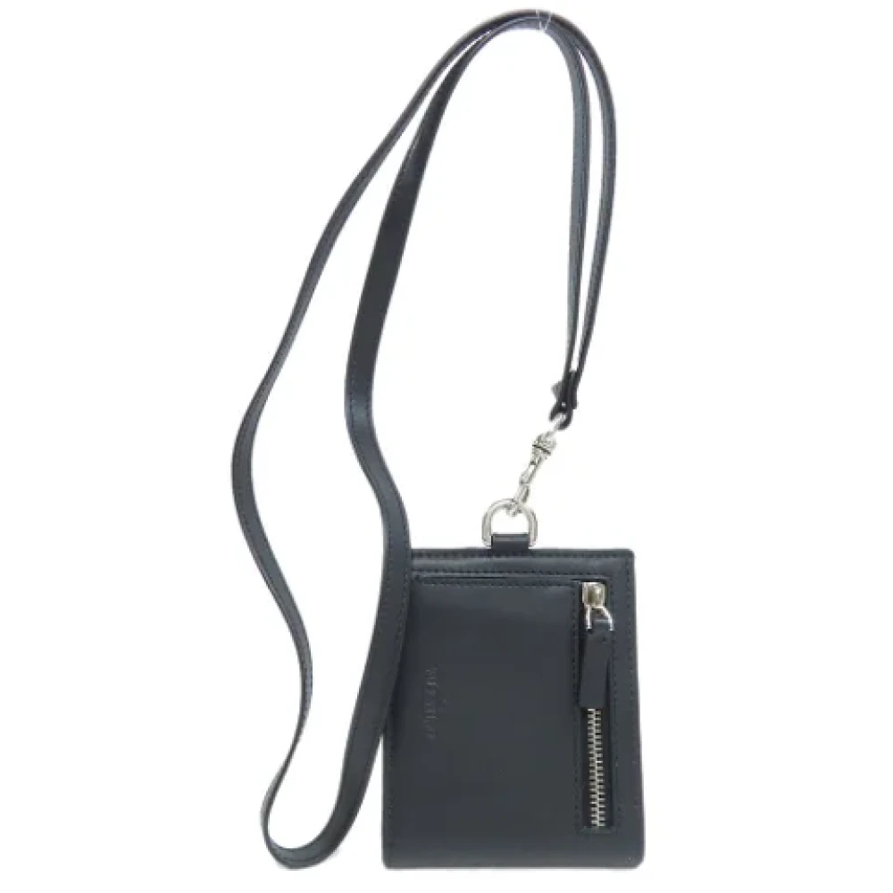 Valentino Vintage Pre-owned Leather wallets Black Dames