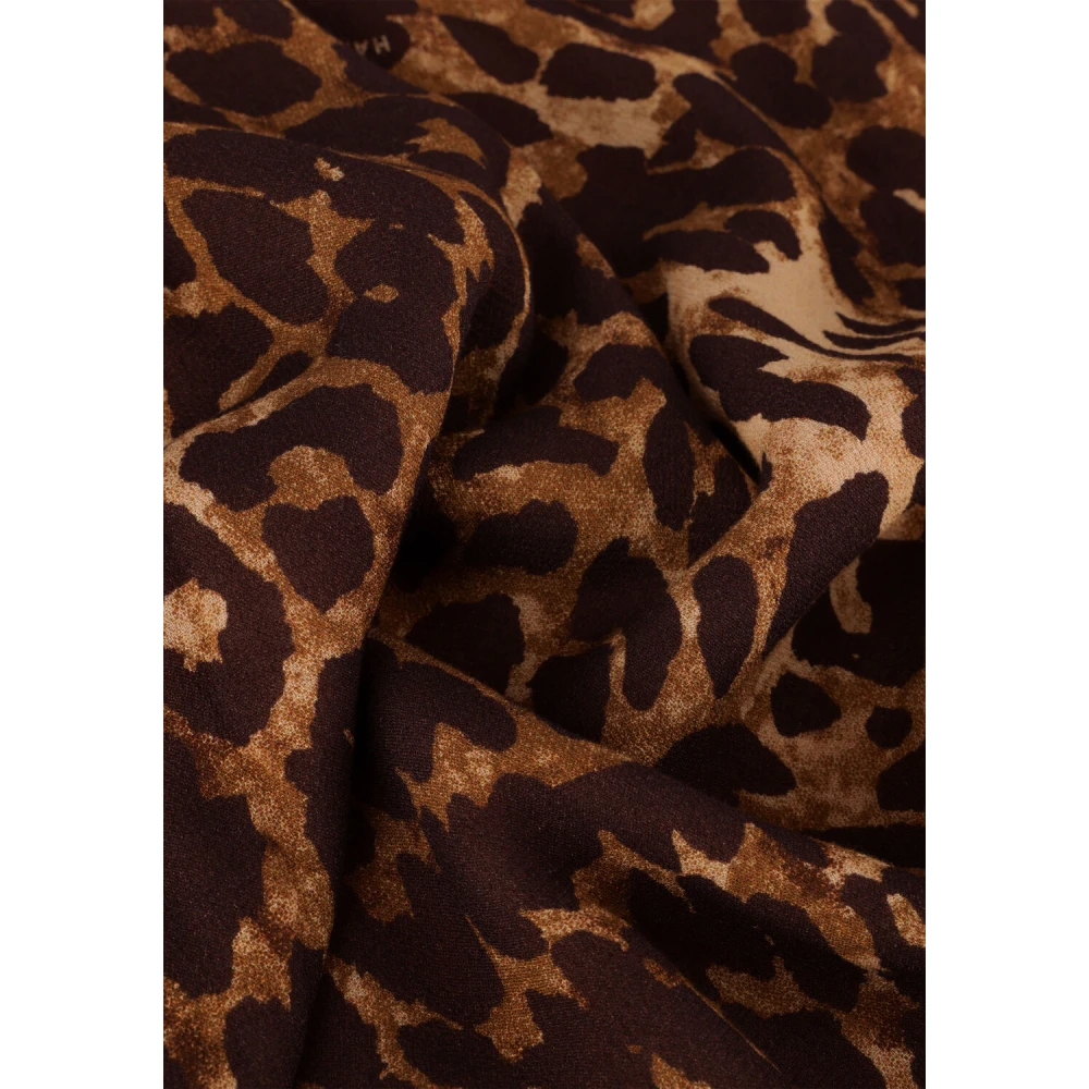 Harper & Yve Luipaardprint Maxi Jurk Brown Dames