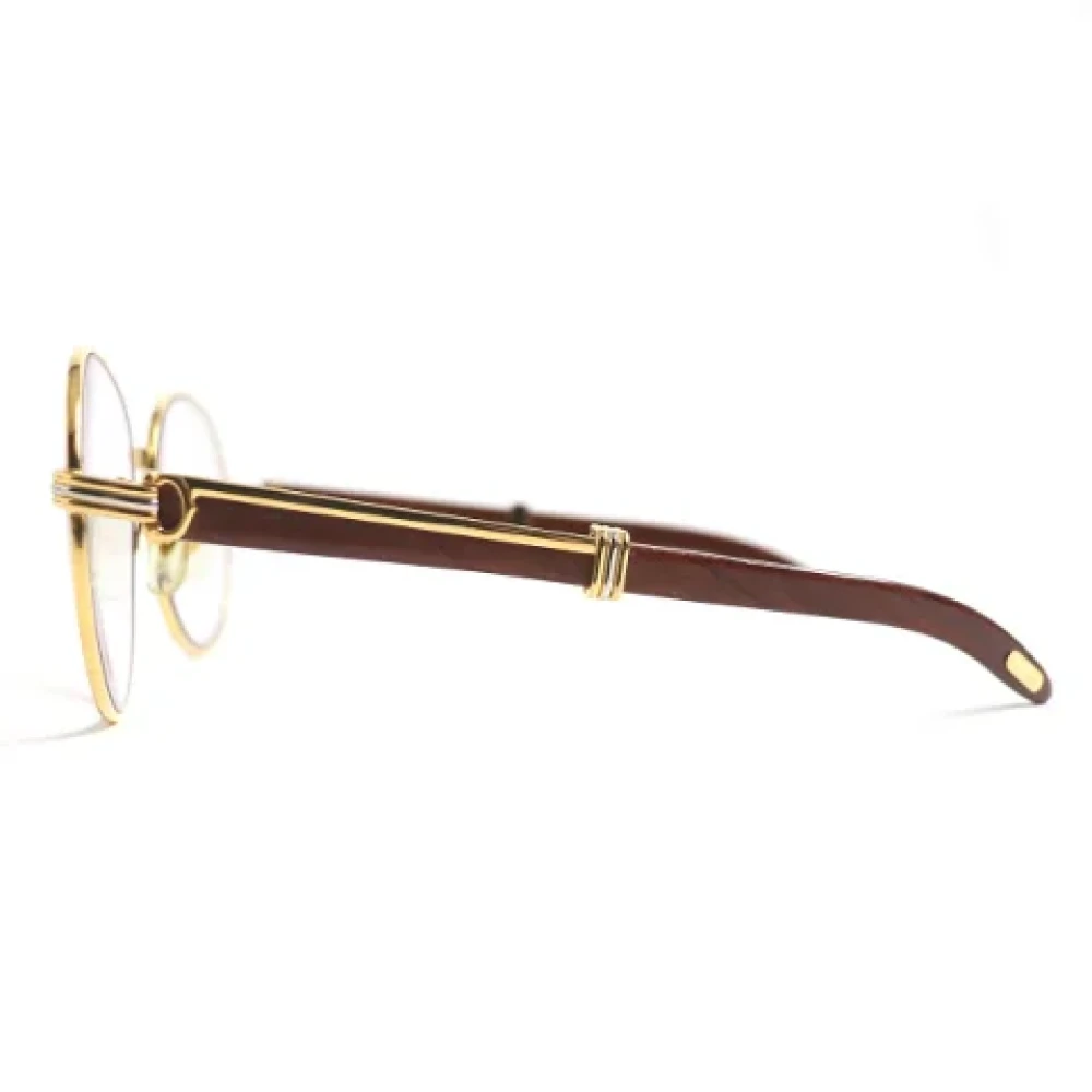 Cartier Vintage Pre-owned Plastic sunglasses Yellow Dames