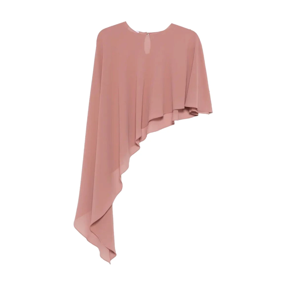 Patrizia Pepe Donna Rosa - Poncho Asimmetrico - Accessories - One Size