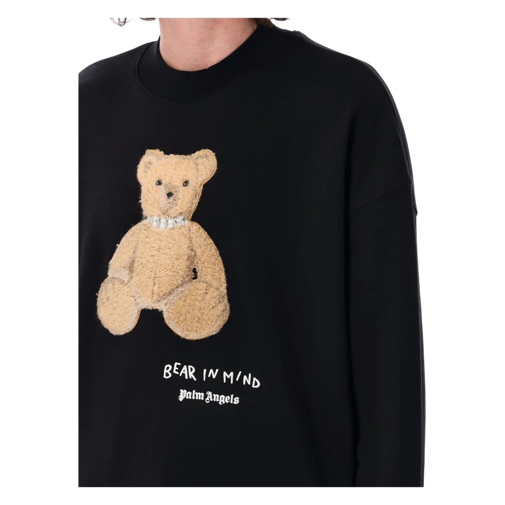 Palm Angels Teddybeer Gebreide Kleding Zwart Bruin Aw24 Black Heren