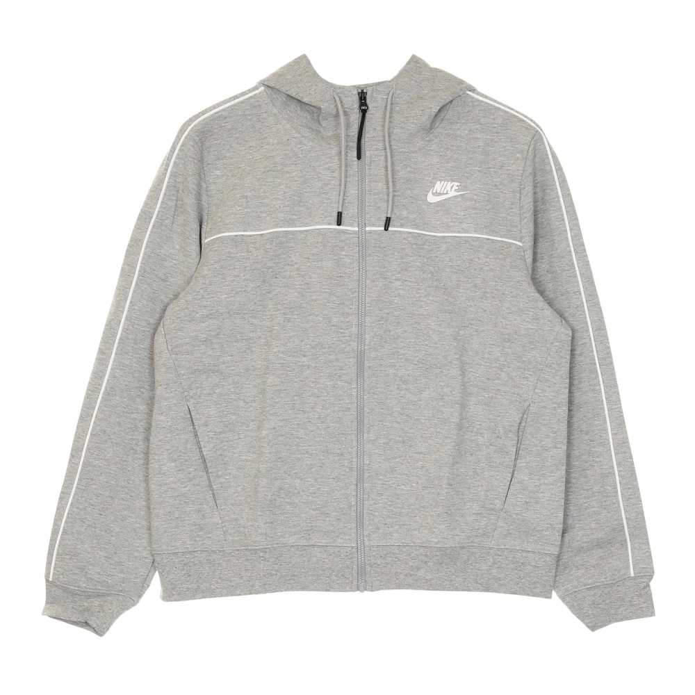 Nike Essentiële Lichtgewicht Hoodie met Rits Gray Dames