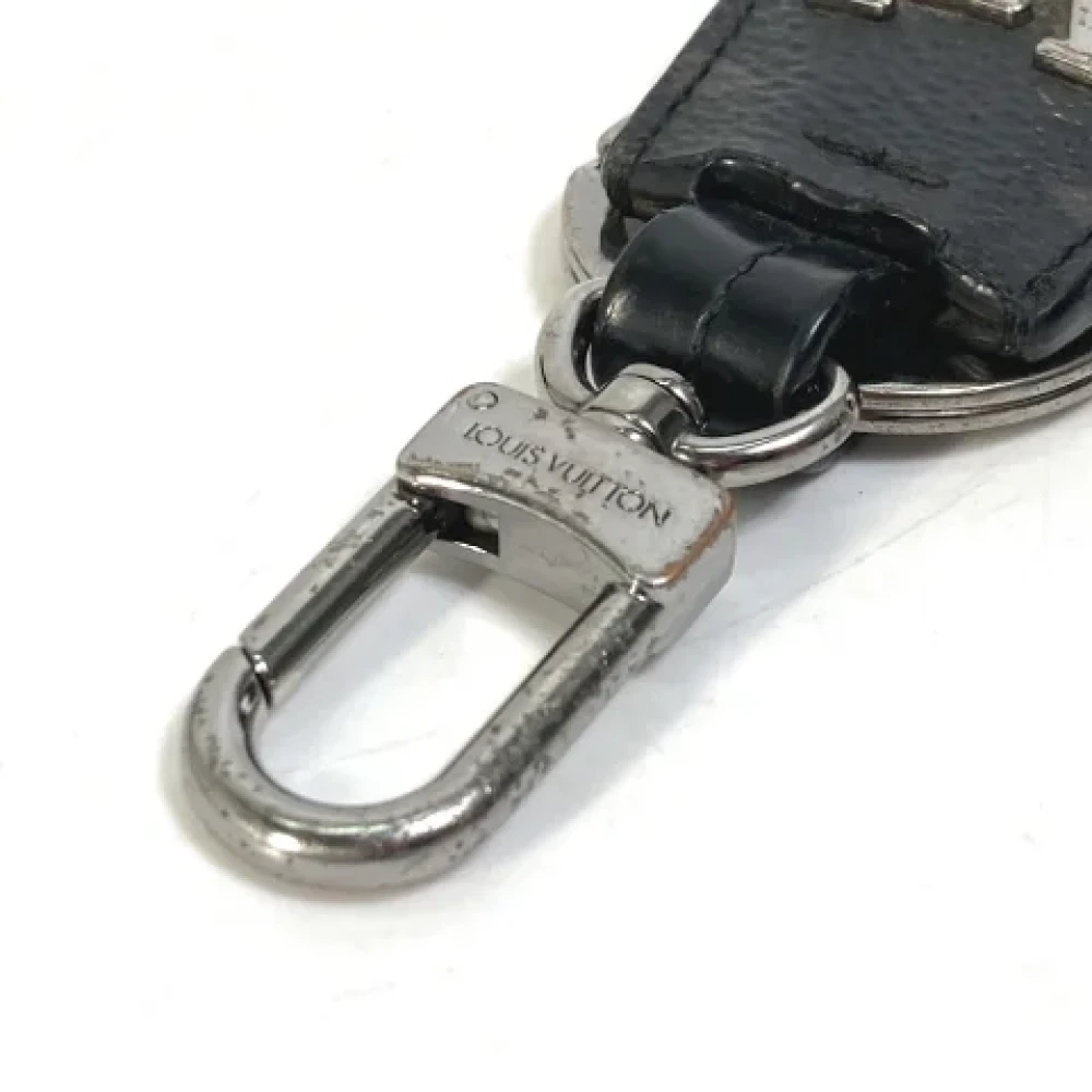 Louis Vuitton Vintage Pre-owned Fabric key-holders Black Heren