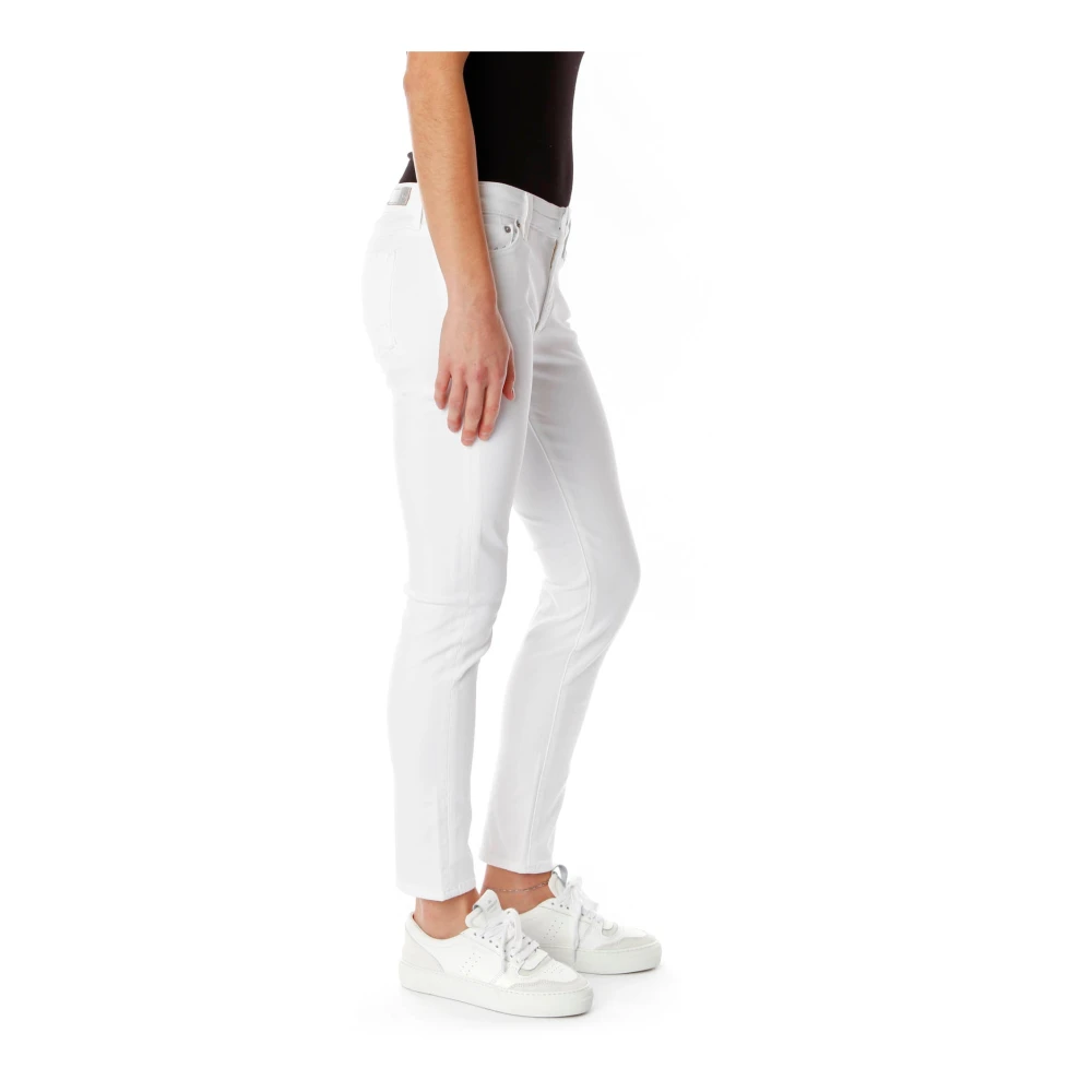 adriano goldschmied Smalle Enkel Jeans White Dames