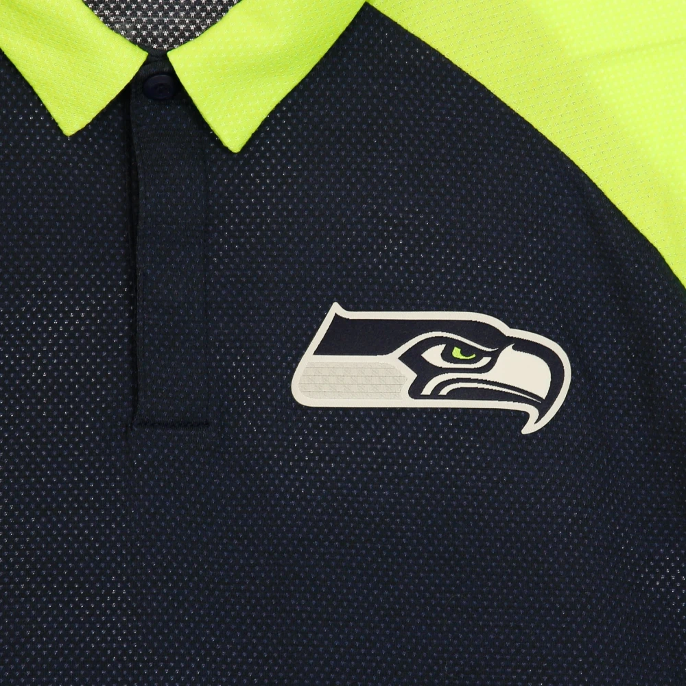 Nike NFL Logo Raglan Polo Blue Heren