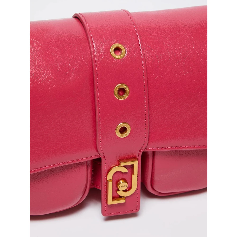 Liu Jo Stijlvolle Schoudertas in Viva Magenta Red Dames