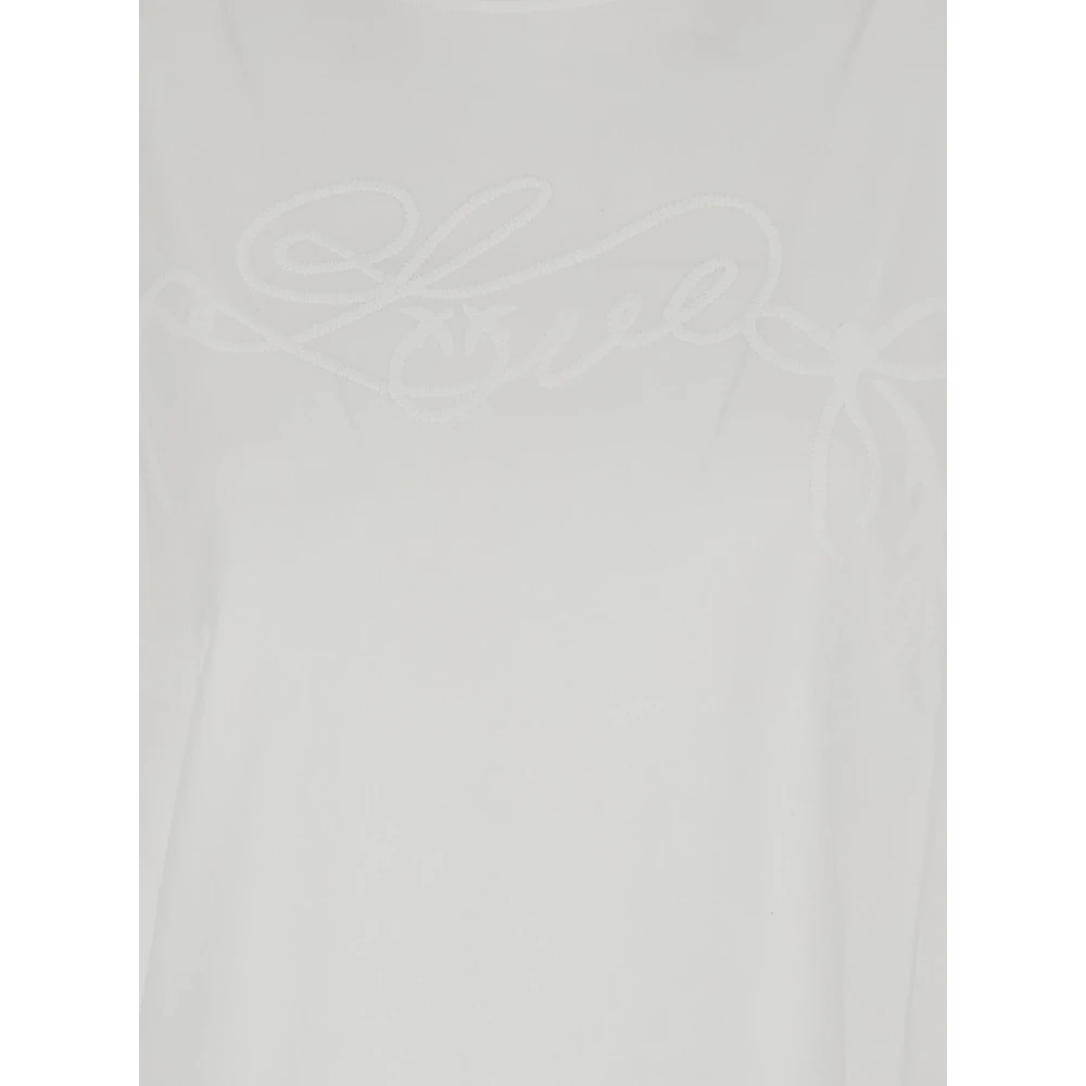 pinko Witte Telesto T-shirt Jersey White Dames