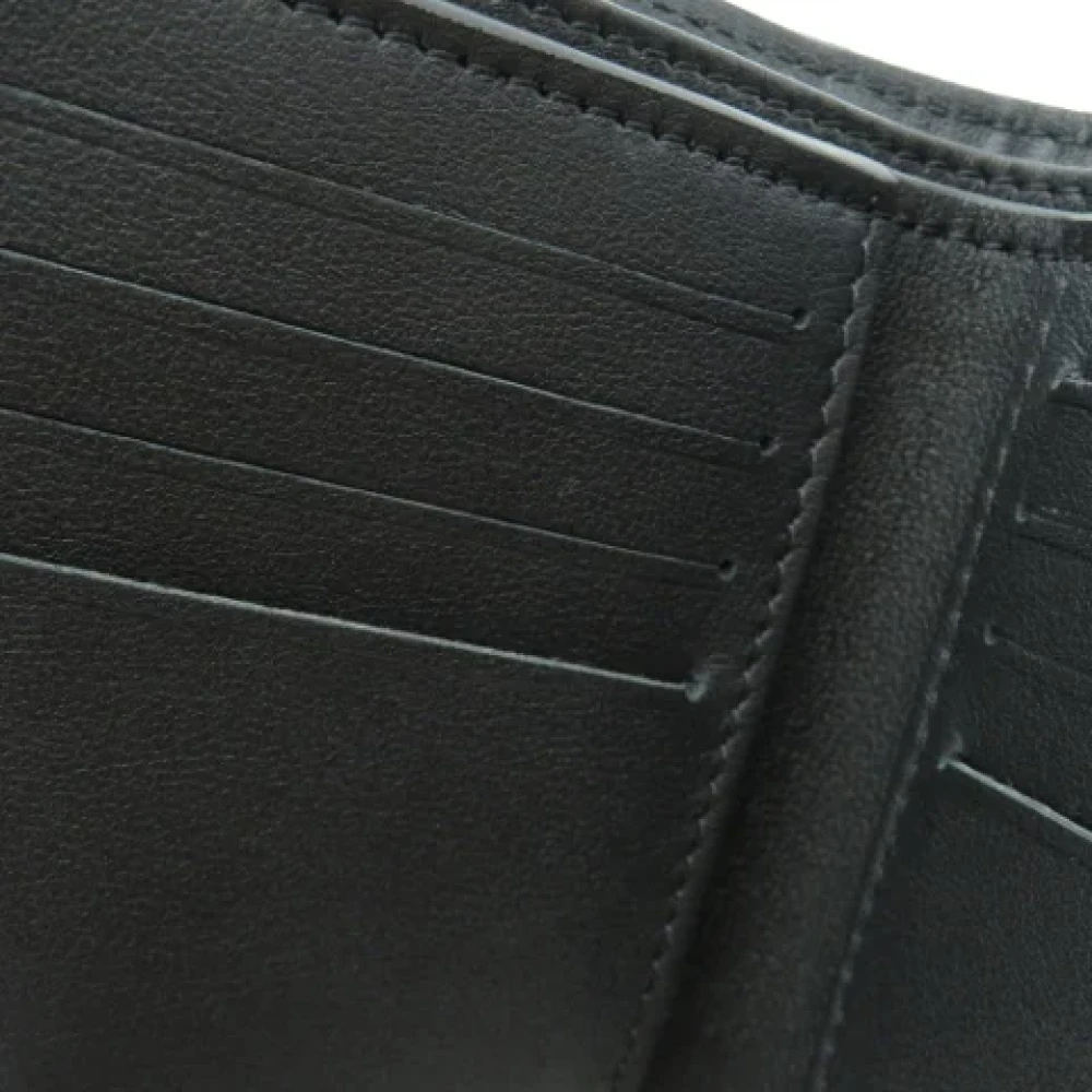 Valentino Vintage Pre-owned Nylon wallets Black Heren