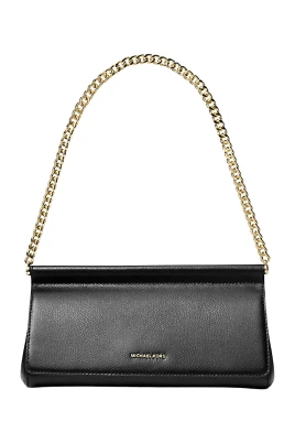 Retro Charm Hammered Leather Clutch