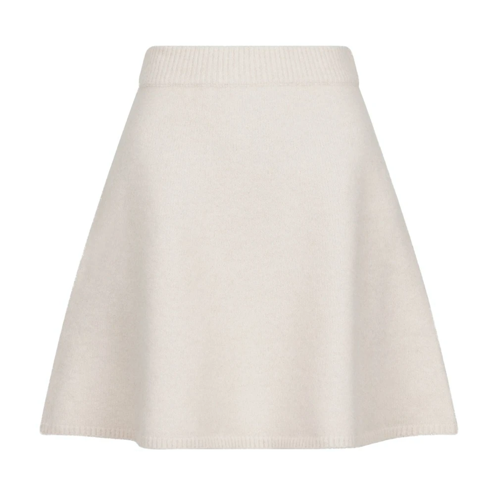 NEO NOIR Gebreide rok van zachte kwaliteit Beige Dames