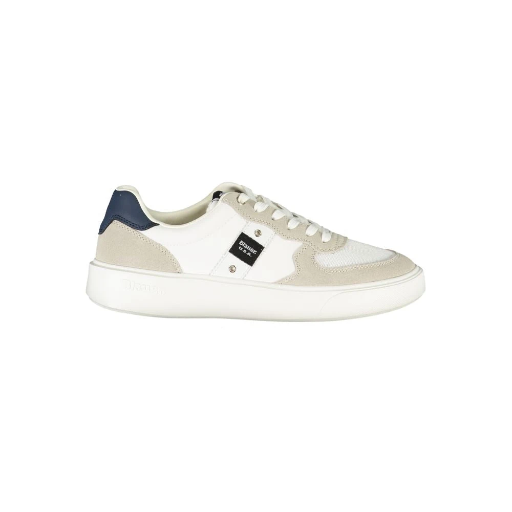 Blauer Men's White Leather Sneaker