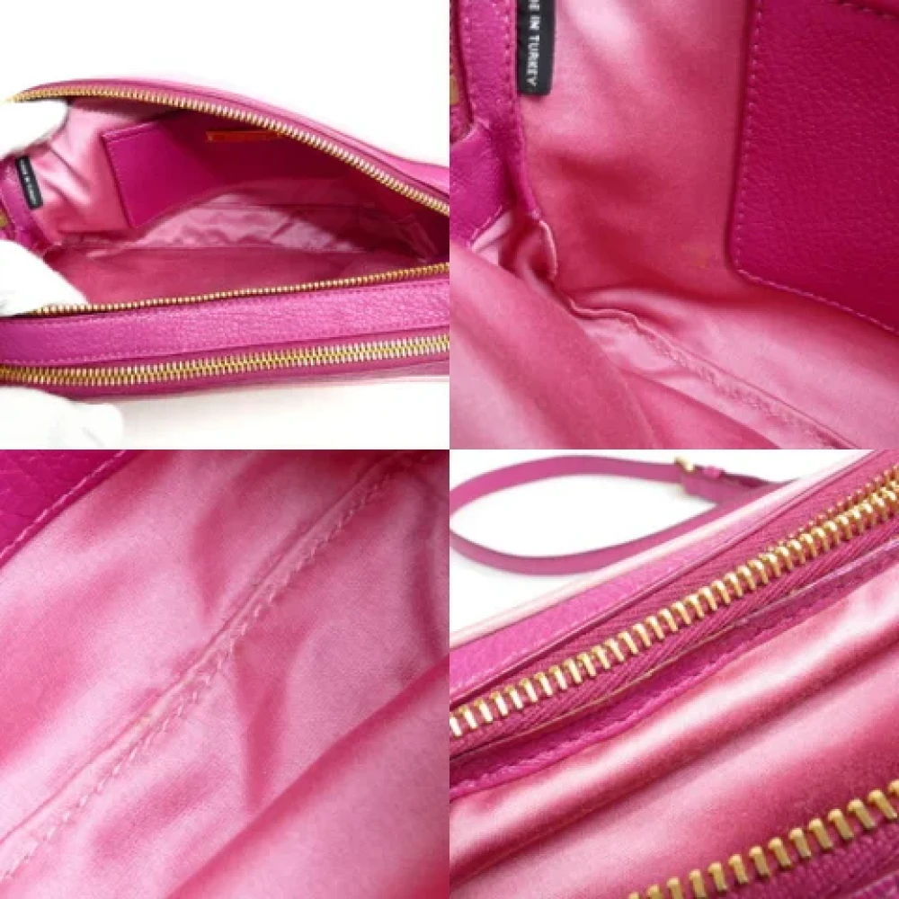 Miu Pre-owned Leather shoulder-bags Pink Dames