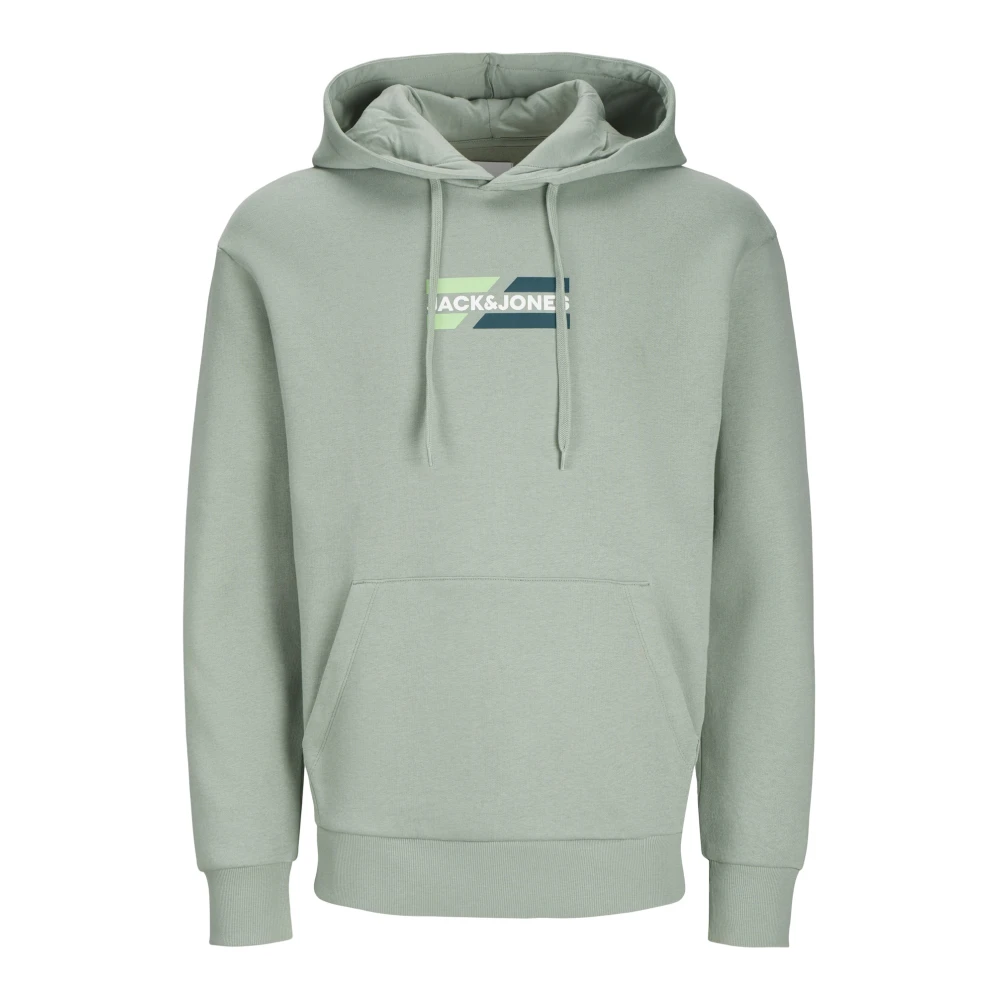 jack & jones Grafische hoodie met extra zachte binnenkant Green Heren