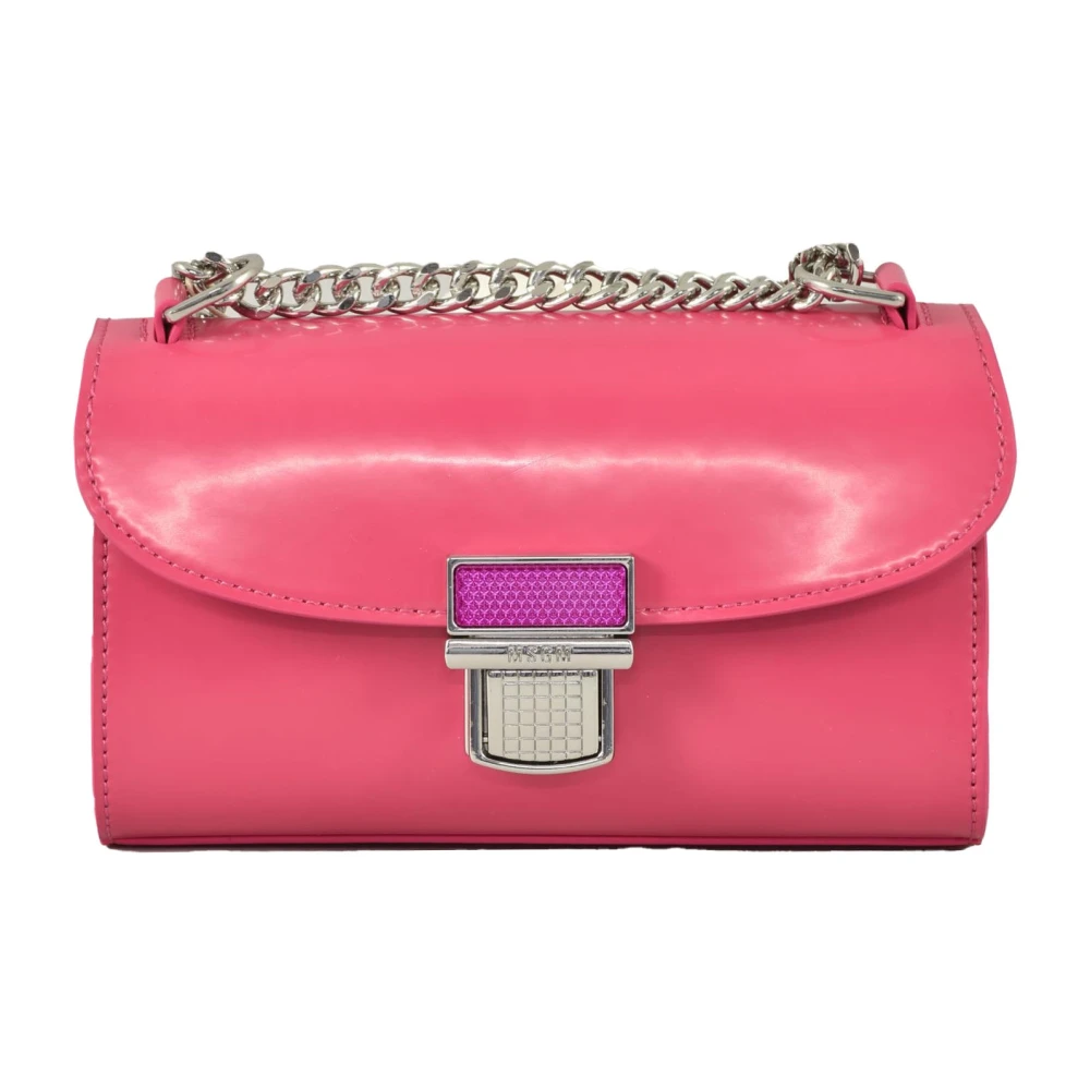 Msgm Poliuretanica Schoudertas Pink Dames