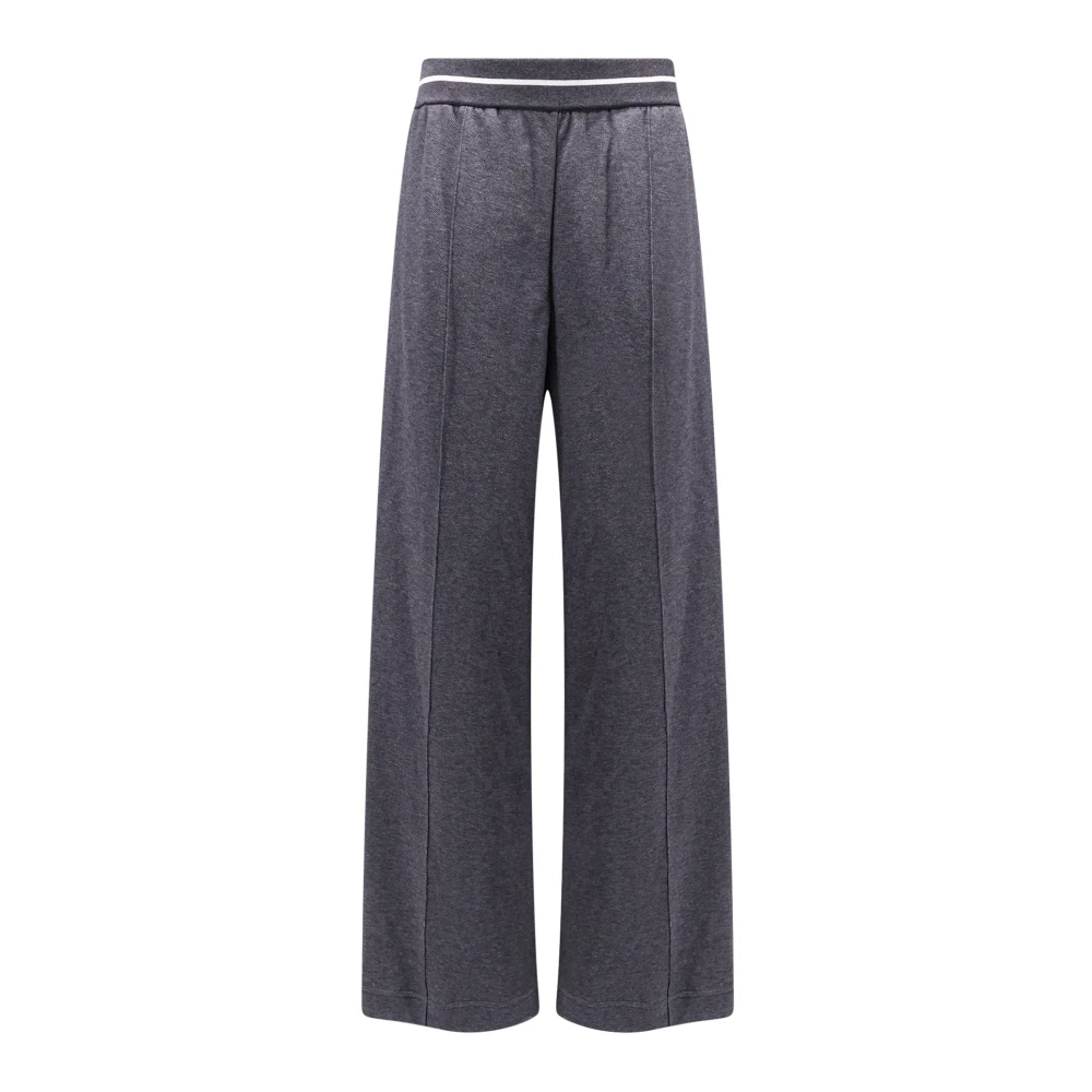 BRUNELLO CUCINELLI Wijde Pijp Joggingbroek Gray Dames