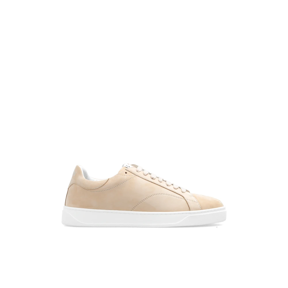 Lanvin Sneakers med logotyp Beige, Herr