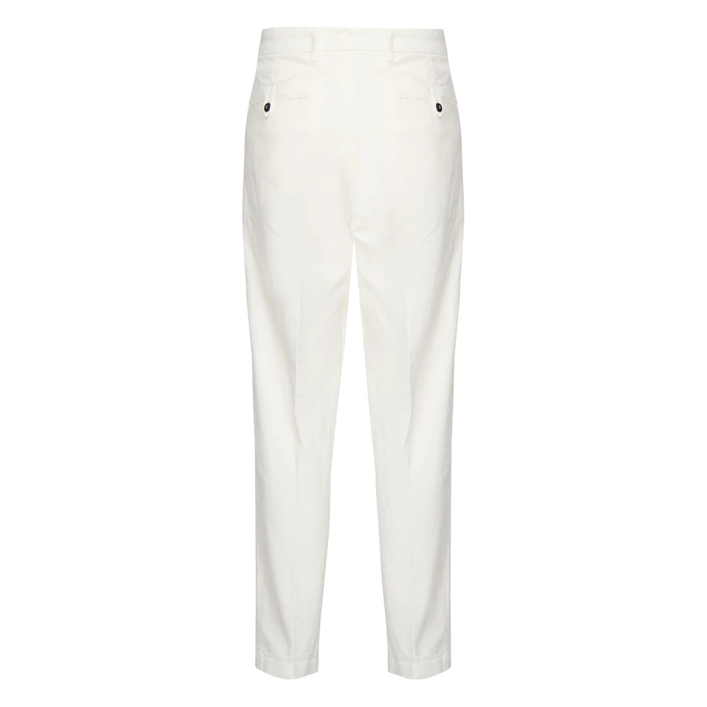 Eleventy Witte Broek met Pences White Heren