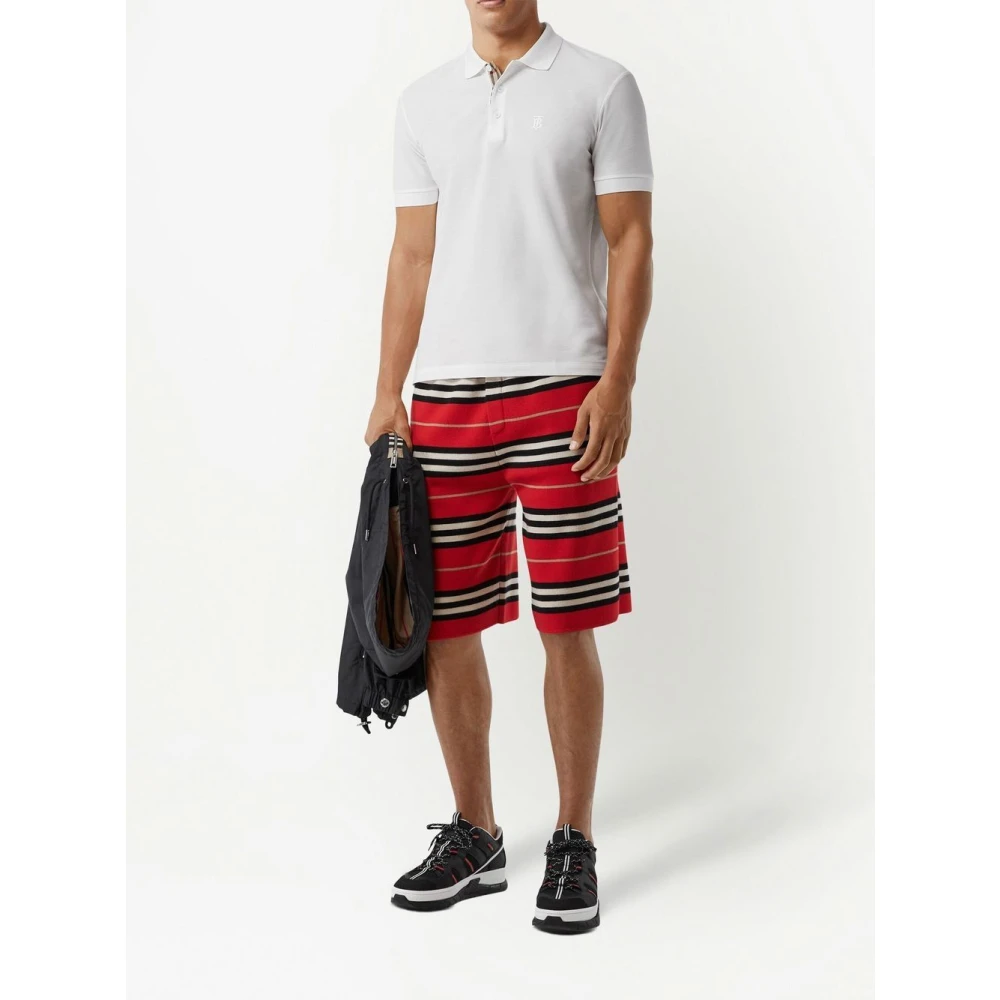 Burberry Witte T-shirts en Polos White Heren