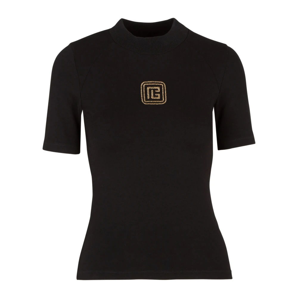 Balmain - Tops > T-Shirts - Black - Balmain - Modalova