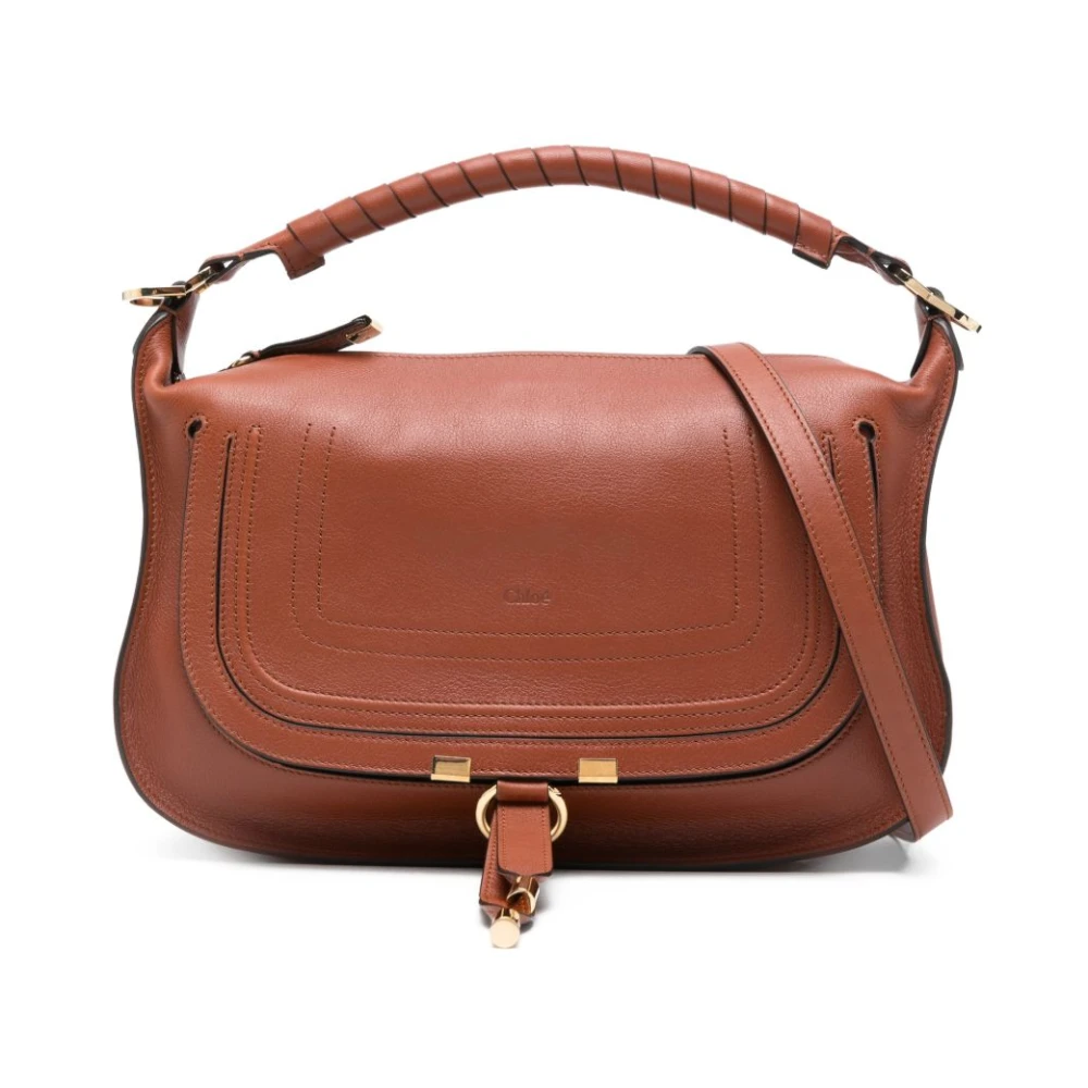 Chloé , Handbags, Female, Brown, One Size, Marcie Shoulder Bag