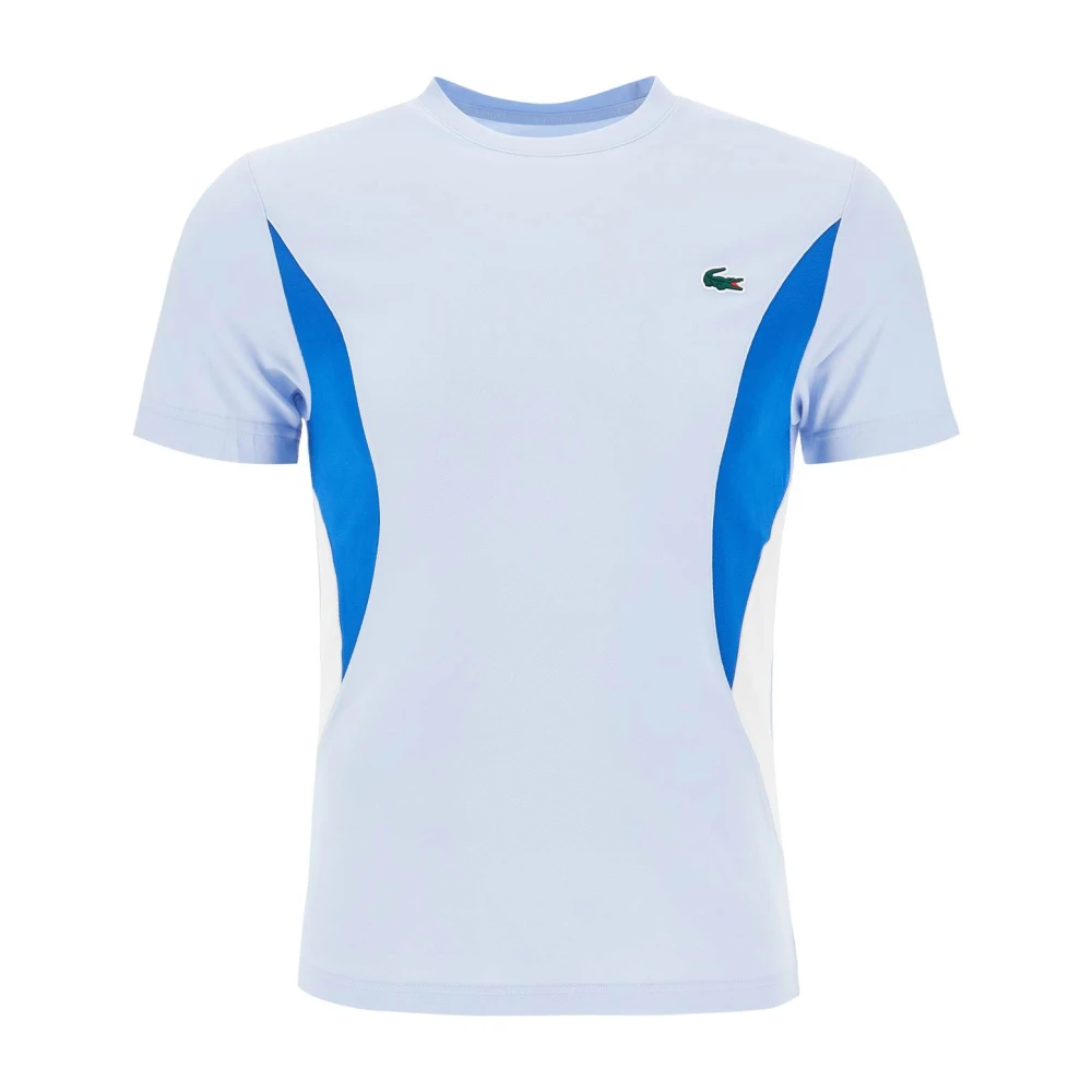 Lacoste Novak Djokovic Signature Sporty T-shirt Blue Heren