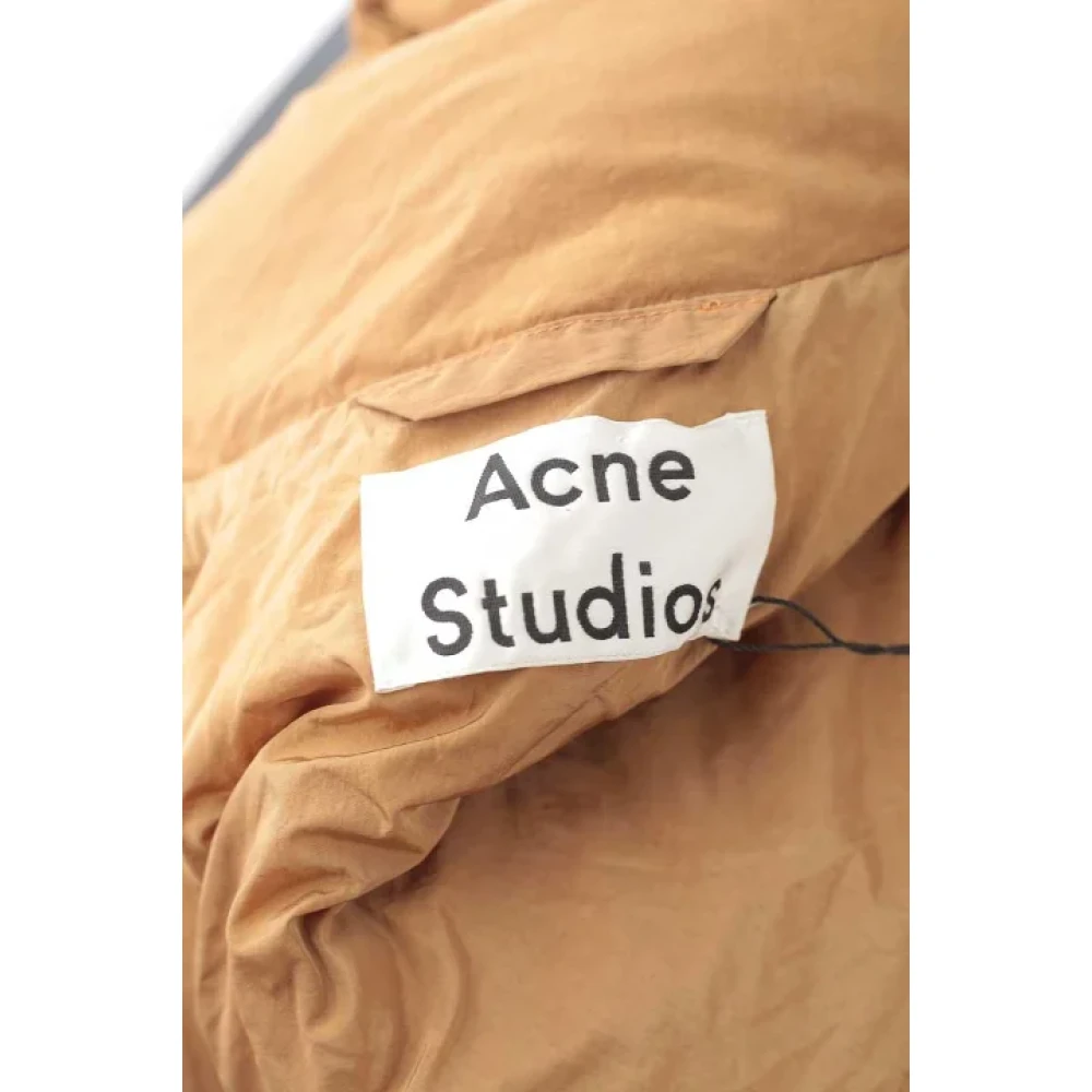 Acne Studios Pre-owned Fabric outerwear Brown Dames