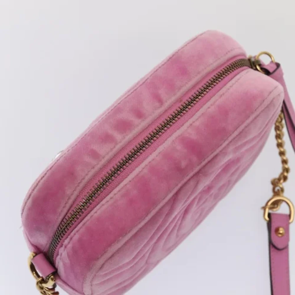Gucci Vintage Pre-owned Canvas gucci-bags Pink Dames