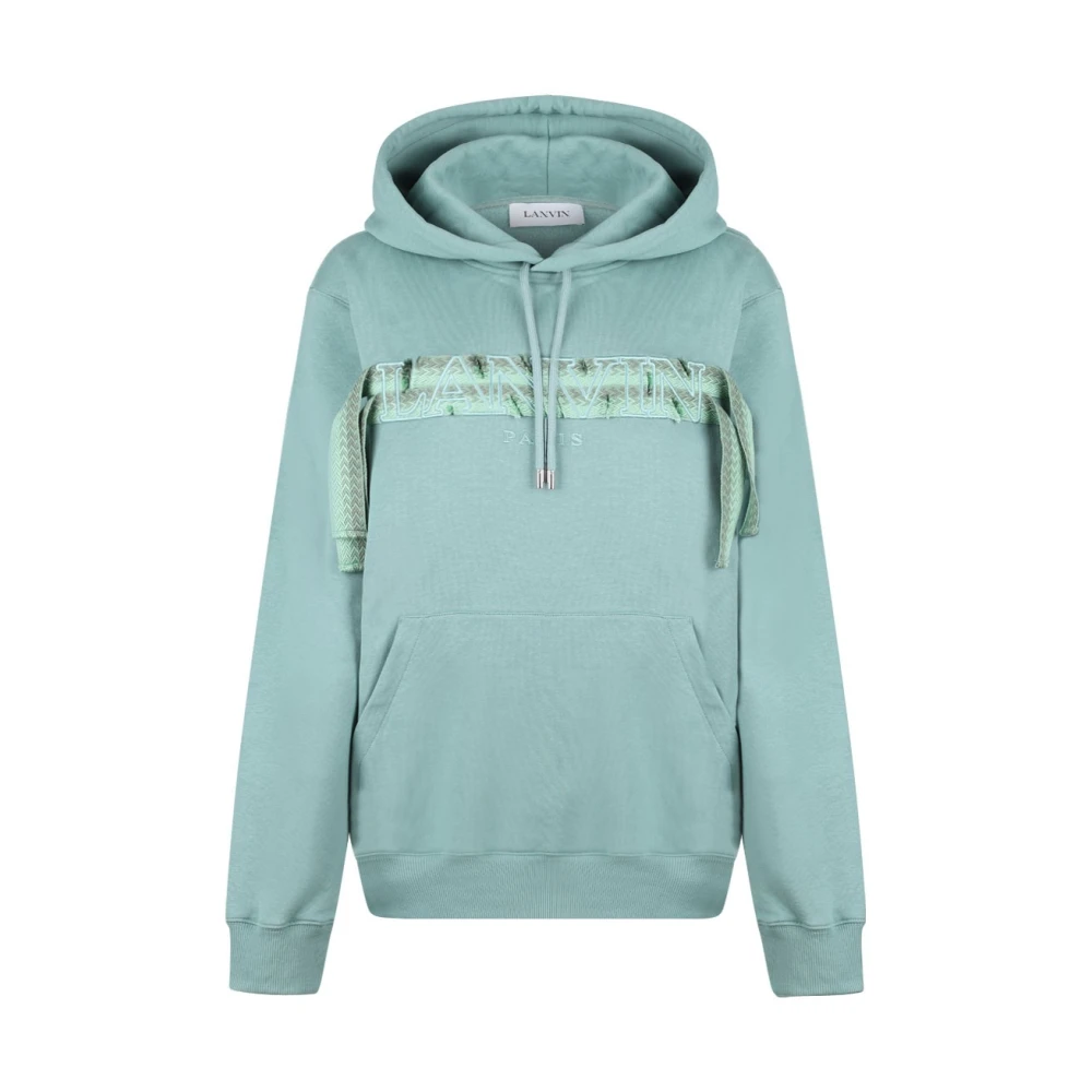 Lanvin Kant capuchon watergroen Green Heren