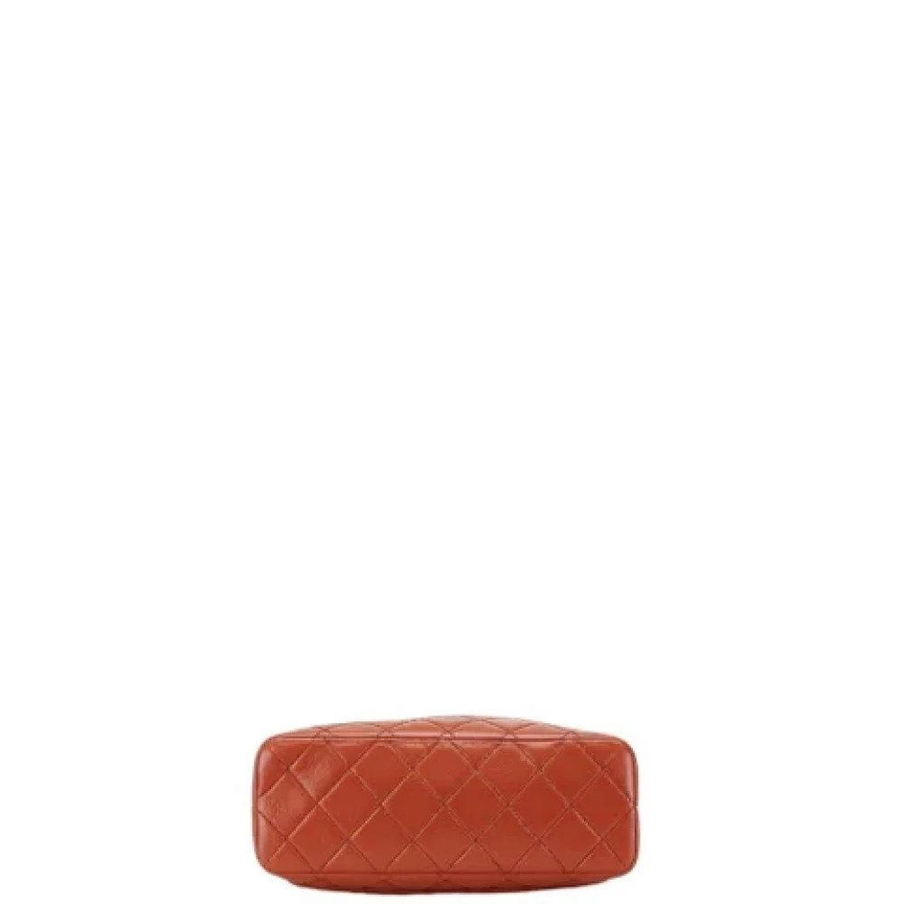 Chanel Vintage Pre-owned Leather chanel-bags Orange Dames