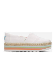 Buty Damskie Toms Alpargata Platform Hight 10017839 White