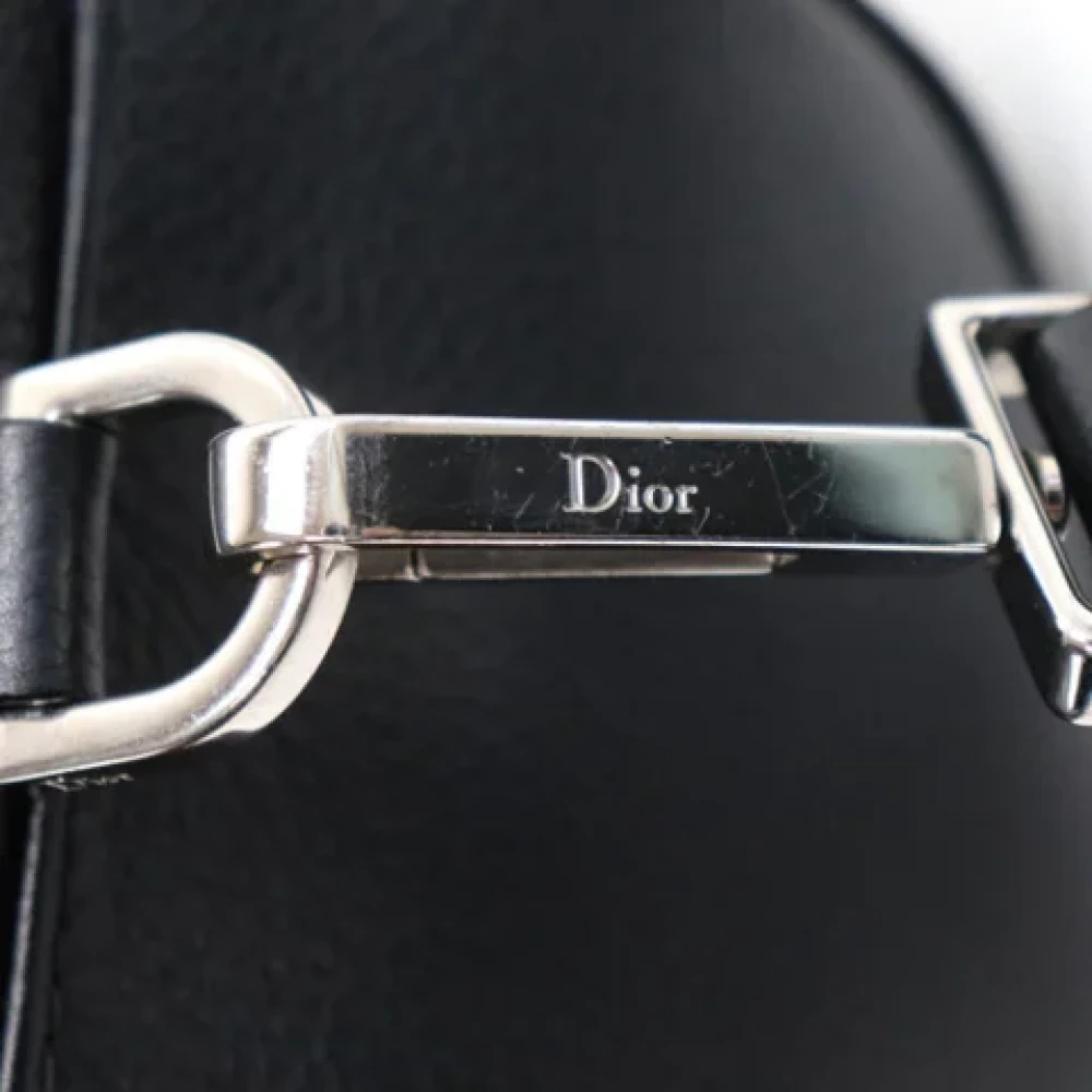 Dior Vintage Pre-owned Leather totes Black Dames