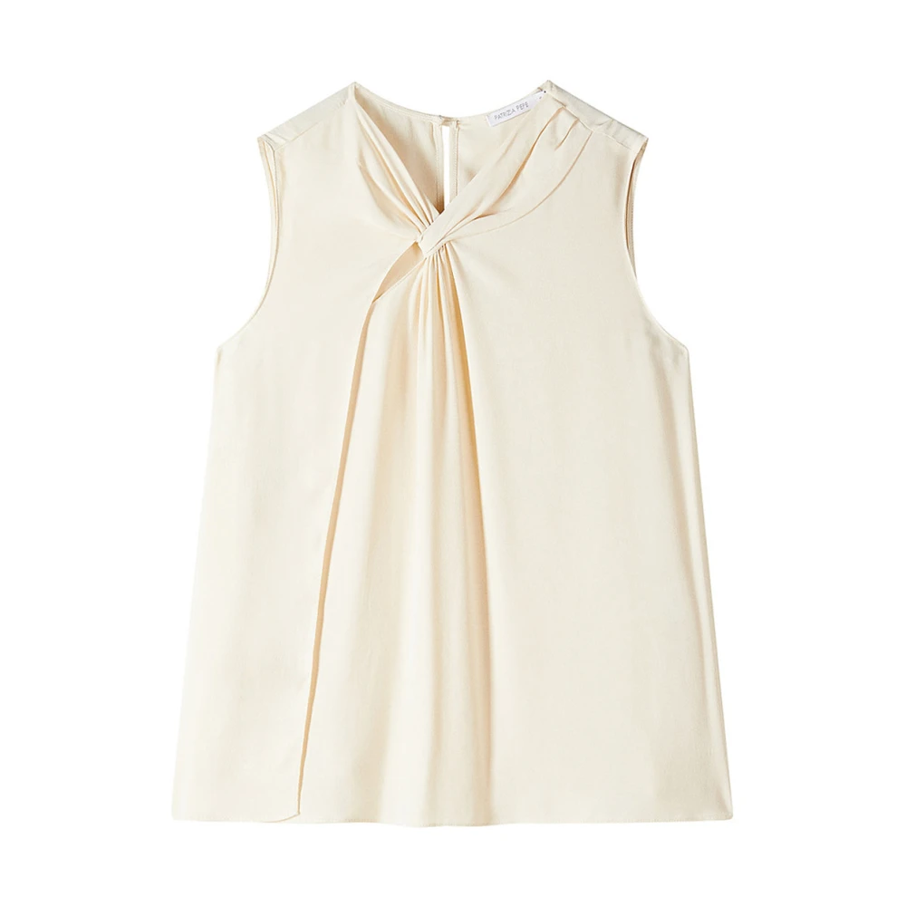 Patrizia Pepe Donna Beige Top, L, New,