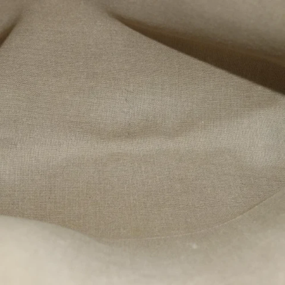 Gucci Vintage Pre-owned Canvas gucci-bags Beige Dames