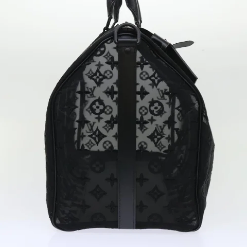 Louis Vuitton Vintage Pre-owned Fabric travel-bags Black Dames