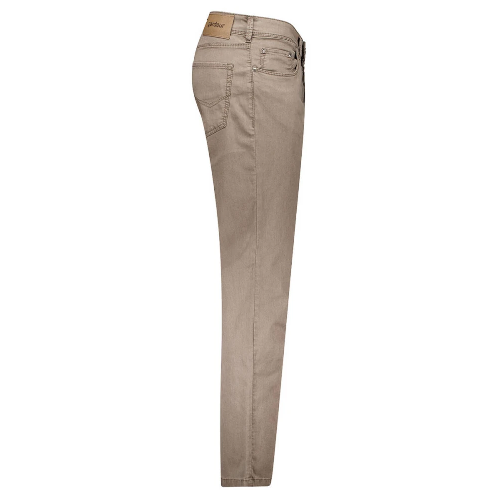 Gardeur Slim Fit 5-Pocket Broek Brown Heren