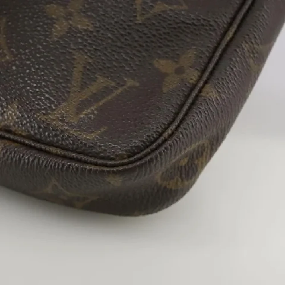 Louis Vuitton Vintage Pre-owned Canvas clutches Brown Dames