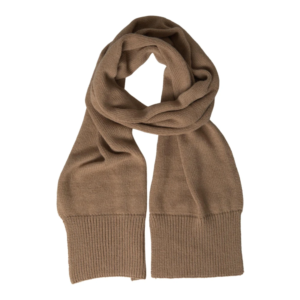 Dolce & Gabbana Women's Brown Winter Scarves, One Size, Luxurious Camel Wrap Shawl Foulard Scarf