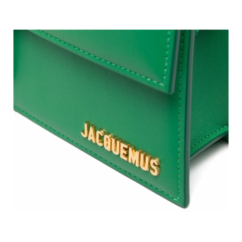 Jacquemus Groene Leren Schoudertas Green Dames
