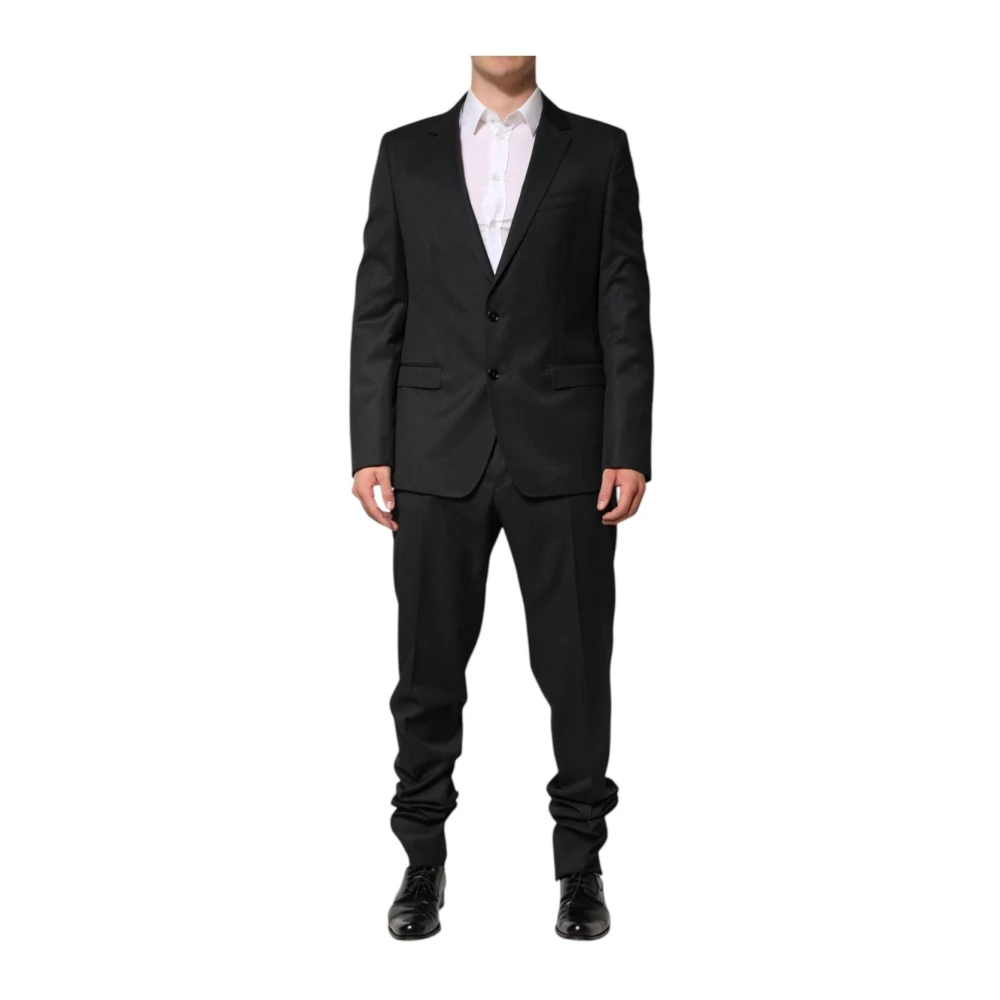 Dolce & Gabbana Men's Dark/Gray Wool Suit With Blazer