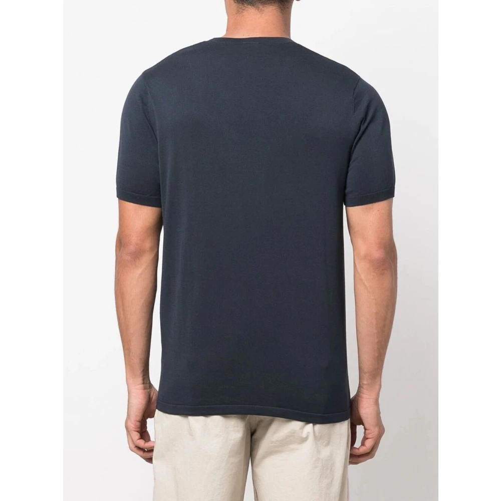 Aspesi Navy T-shirt voor mannen Blue Heren
